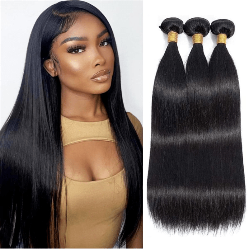 12A Human Hair Bundles Straight/Body/Water/Deep/Burmese Curly Virgin Hair Extensions - Msgem Hair