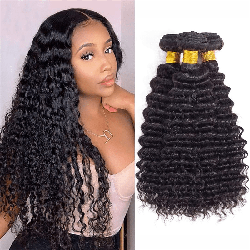 12A Human Hair Bundles Straight/Body/Water/Deep/Burmese Curly Virgin Hair Extensions - Msgem Hair