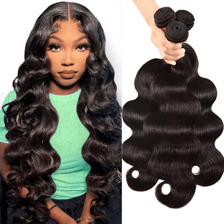 12A Human Hair Bundles Straight/Body/Water/Deep/Burmese Curly Virgin Hair Extensions - Msgem Hair