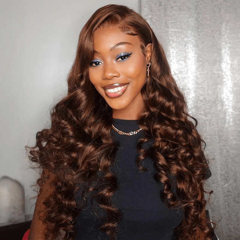 13x4 Lace Front Human Hair Wigs Transparent Colored Lace Wigs Fast Shipping - Msgem Hair