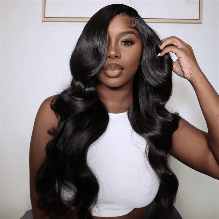 13x4 Lace Front Human Hair Wigs Transparent Lace Wigs Fast Shipping - Msgem Hair