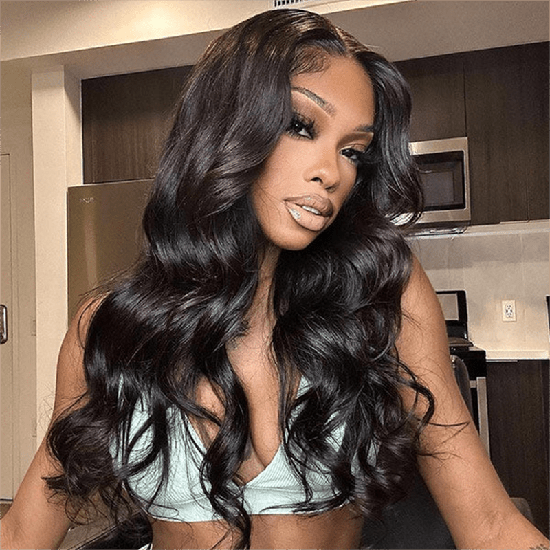 13x4 Lace Front Wigs Body Wave Human Hair Transparent Lace Wig - Msgem Hair