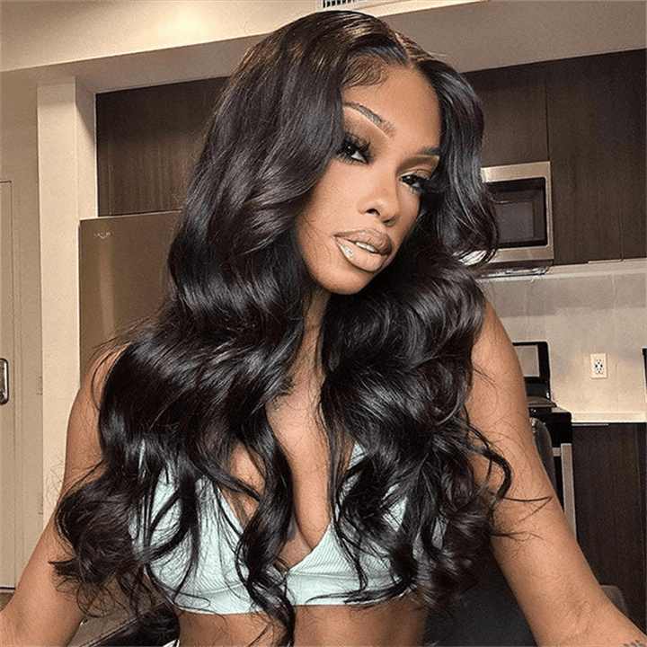 13x4 Lace Front Wigs Body Wave Human Hair Transparent Lace Wig - Msgem Hair