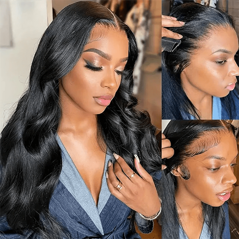 13x4 Lace Front Wigs Body Wave Human Hair Transparent Lace Wig - Msgem Hair