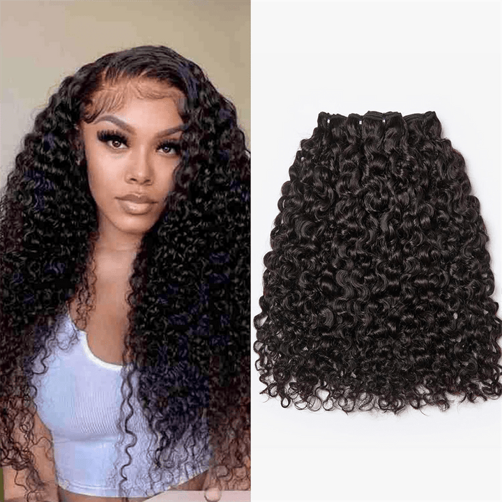 16A Burmese Curly Human Hair Bundles Raw Virgin Hair Extensions For Women - Msgem Hair
