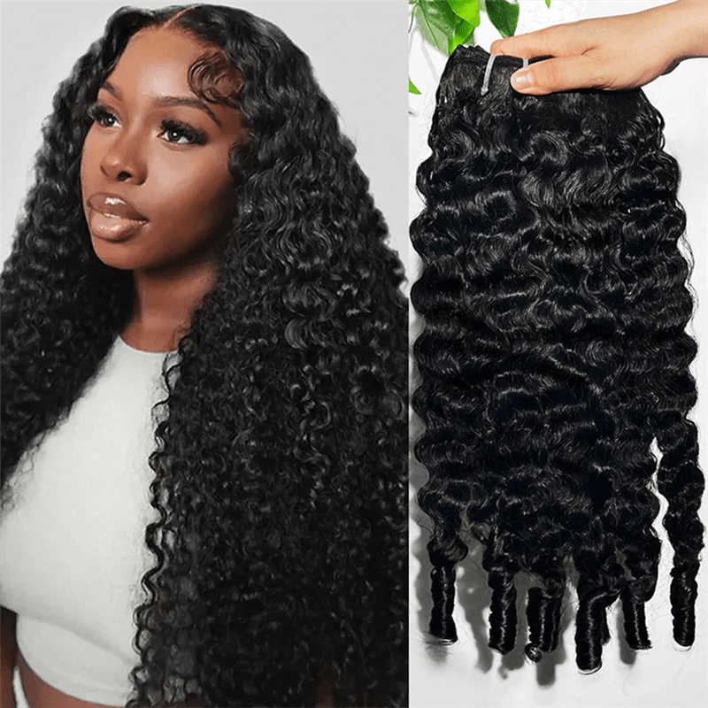16A Burmese Curly Human Hair Bundles Raw Virgin Hair Extensions For Women - Msgem Hair