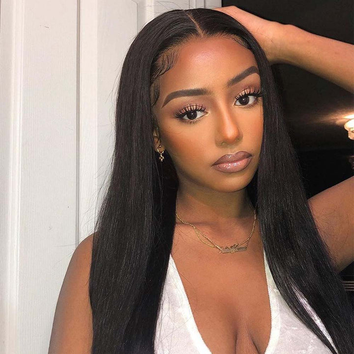 Msgem Straight Virgin Hair 3 Bundles Peruvian Human Hair Weaves