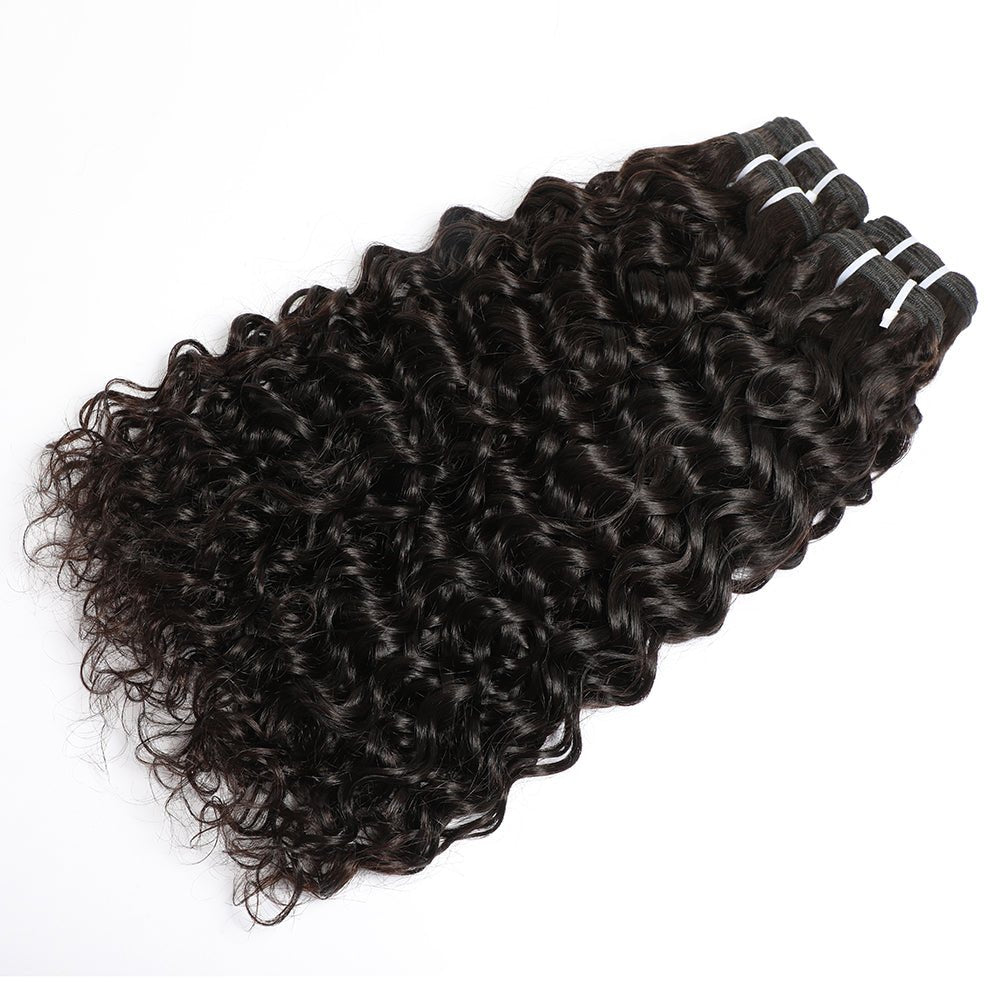 3 Bundles Water Wave Bundles Malaysian Virgin Human Hair Weave - Msgem Hair