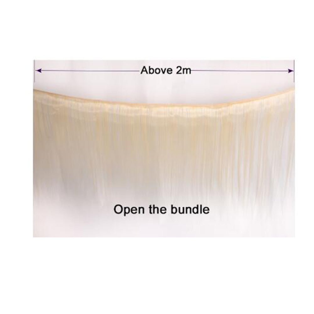 3 Lots 613 Straight Blonde Bundles Peruvian Remy Human Hair Weaves - Msgem Hair