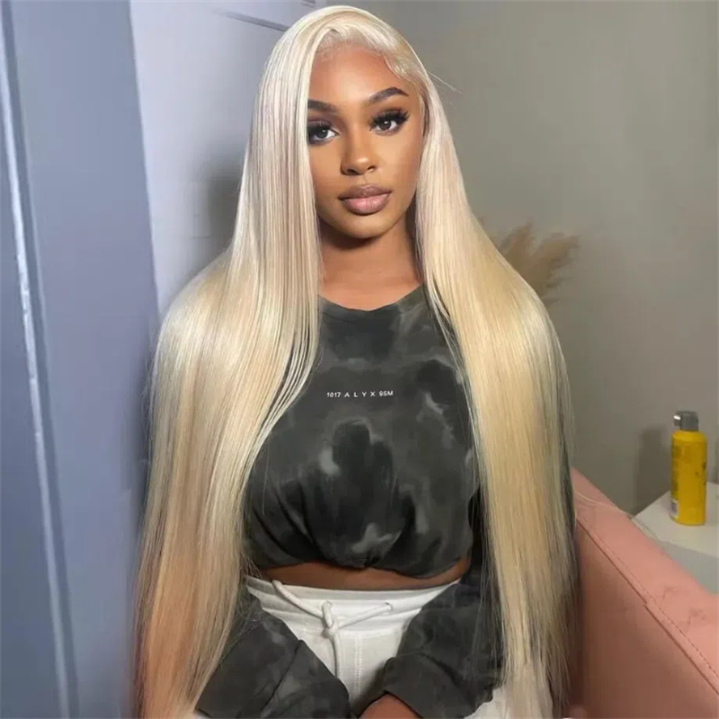 CLEARANCE | Msgem 13x6 Lace Front Wigs 613 Blonde Body Wave Straight Human Hair Wig