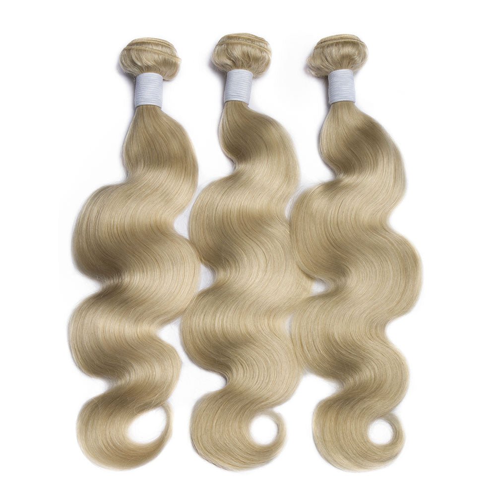 613 Blonde Bundles Brazilian Body Wave Remy Human Hair 3 Bundles - Msgem Hair