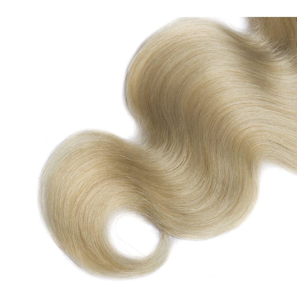 613 Blonde Bundles Brazilian Body Wave Remy Human Hair 3 Bundles - Msgem Hair