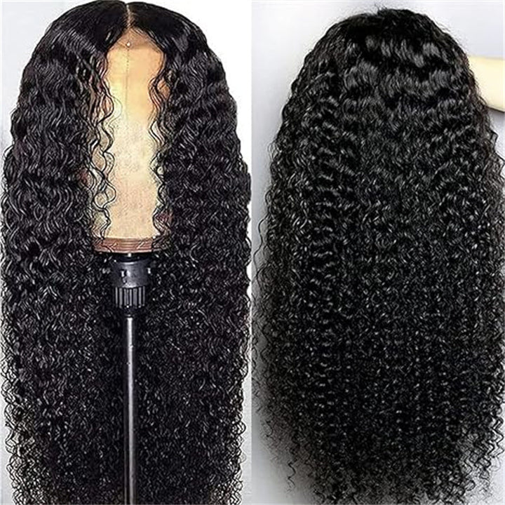 6x6 Lace Closure Wigs Human Hair Ready to Wear and Go Glueless Wigs Human Hair Kinky Curly Human Hair Wigs - Msgem Hair