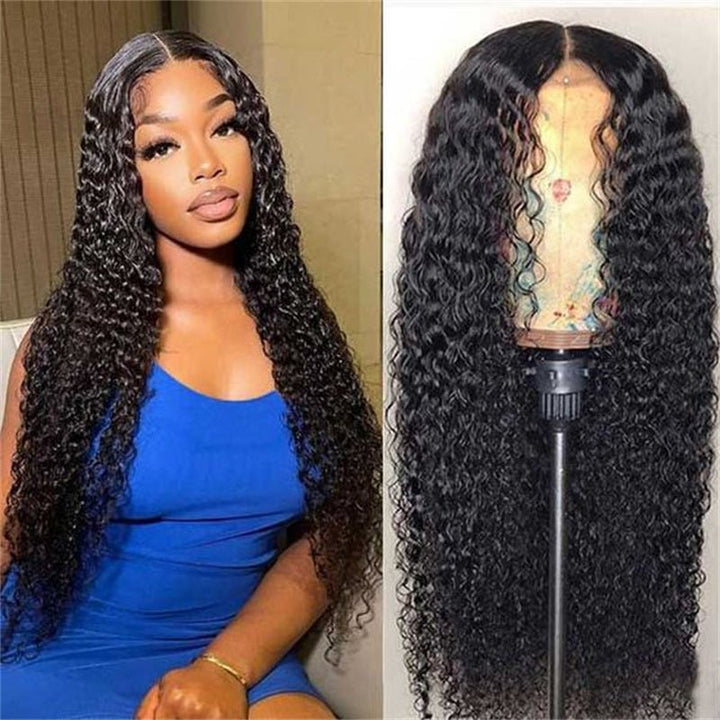6x6 Wear and Go Glueless Wigs Pre Plucked Deep Wave Lace Front Wigs Human Hair for Women - Msgem Hair
