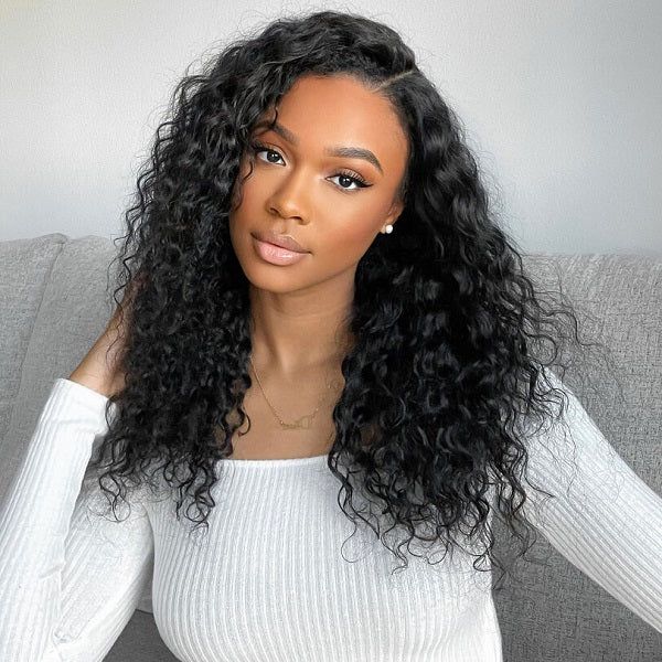 Indian Unprocessed 3 Bundles Water Wave Virgin Hair With 4x4 Lace Closure - Msgem Hair