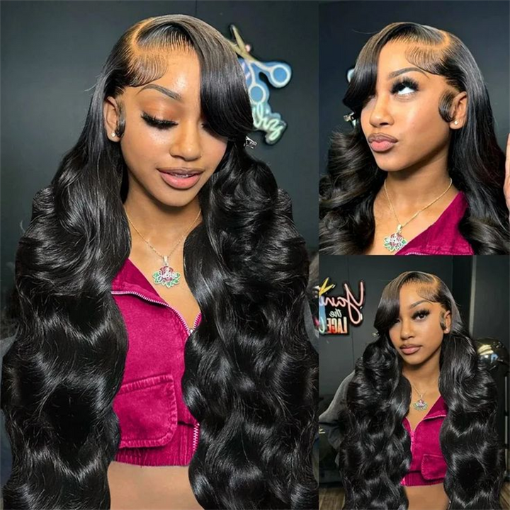 Msgem Body Wave Glueless Wigs Wear & Go HD Lace Front Wig Flexible Fit With Drawstring