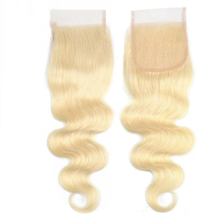 Body Wave 4x4 HD Lace Closure #613 Blonde Color Human Hair - Msgem Hair
