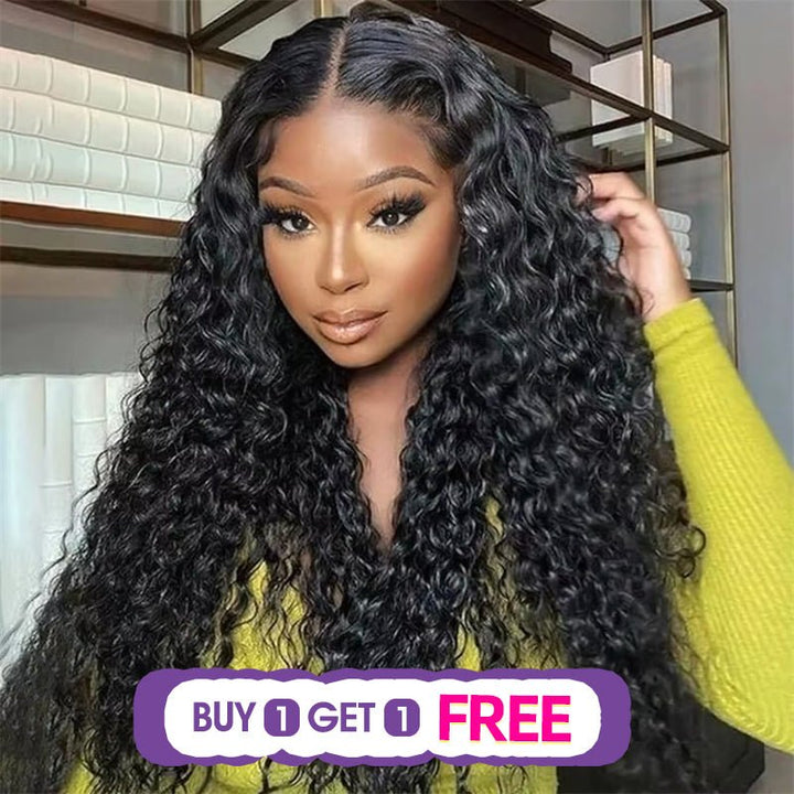 (Bogo Free) Msgem 13x6 Lace Frontal Wigs Water Wave Human Hair Wigs For Women - Msgem Hair