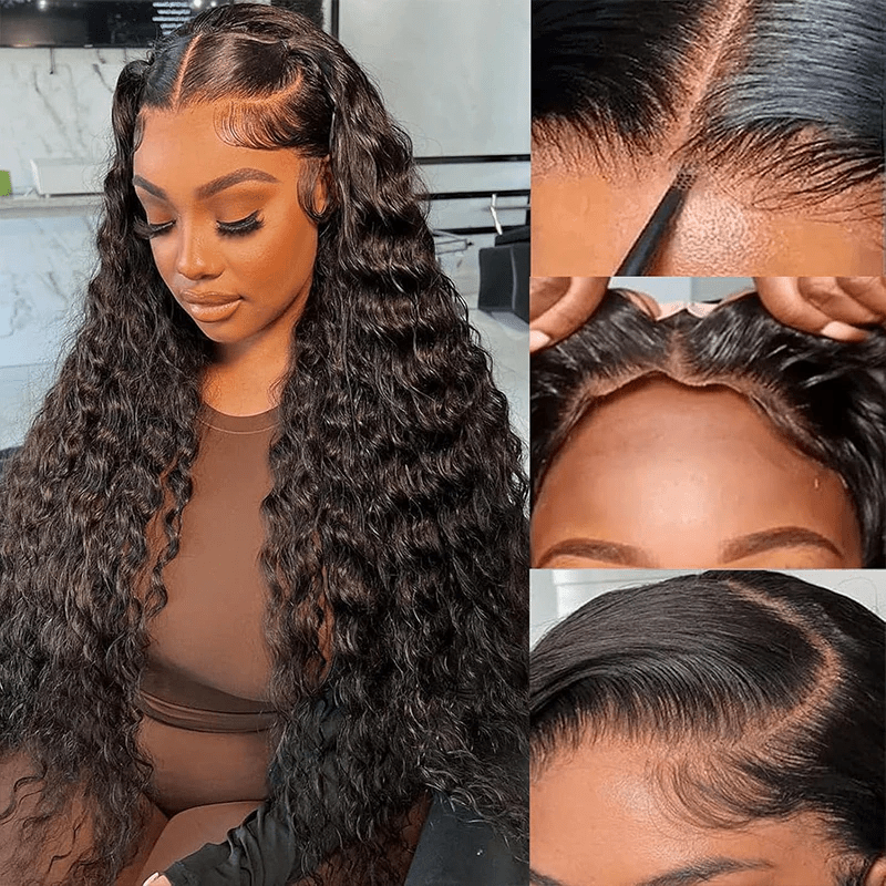 (Bogo Free) Msgem 13x6 Lace Frontal Wigs Water Wave Human Hair Wigs For Women - Msgem Hair