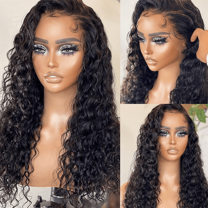 (Bogo Free) Msgem 13x6 Lace Frontal Wigs Water Wave Human Hair Wigs For Women - Msgem Hair