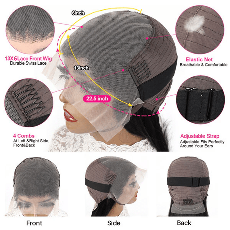 (Bogo Free) Msgem 13x6 Lace Frontal Wigs Water Wave Human Hair Wigs For Women - Msgem Hair