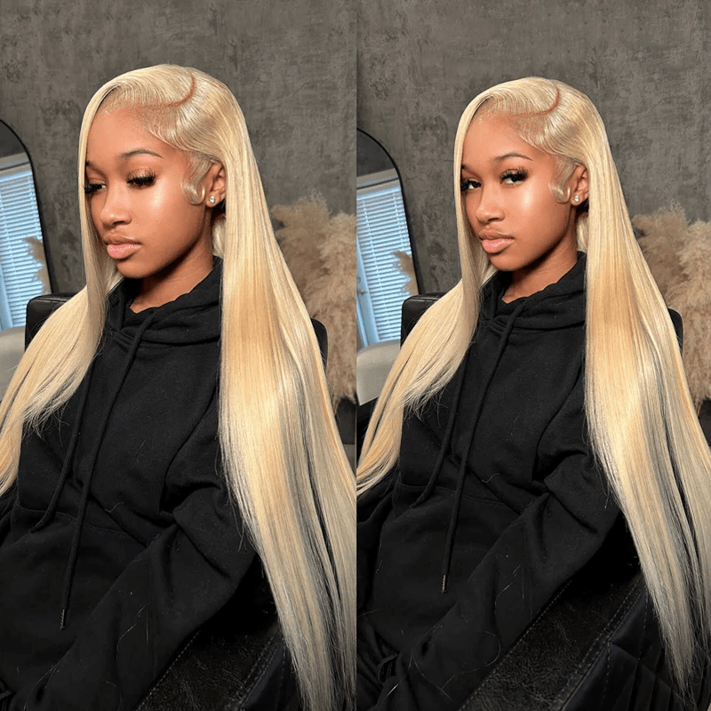 (Bogo Free) Msgem 613 Blonde 13x4/13x6 Lace Front Wigs 180% Straight Human Hair Wigs - Msgem Hair