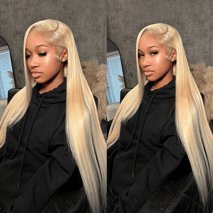 (Bogo Free) Msgem 613 Blonde 13x4/13x6 Lace Front Wigs 180% Straight Human Hair Wigs - Msgem Hair