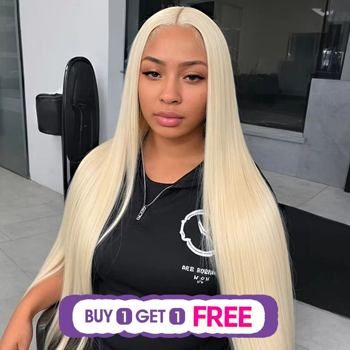 (Bogo Free) Msgem 613 Blonde 13x4/13x6 Lace Front Wigs 180% Straight Human Hair Wigs - Msgem Hair