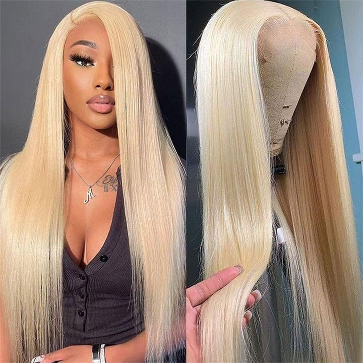 (Bogo Free) Msgem 613 Blonde 13x4/13x6 Lace Front Wigs 180% Straight Human Hair Wigs - Msgem Hair
