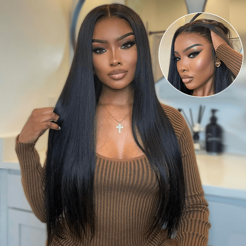 (Bogo Free) Msgem Silky Straight 13x4 Lace Front Wigs Human Hair For Women - Msgem Hair