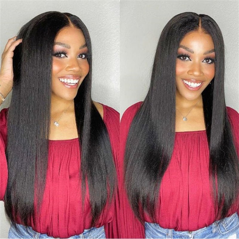 (Bogo Free) Msgem Straight Hair 4x4 Transparent Lace Closure Wigs Human Hair For Women - Msgem Hair