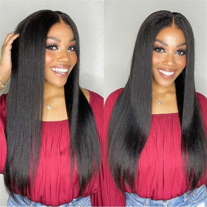 (Bogo Free) Msgem Straight Hair 4x4 Transparent Lace Closure Wigs Human Hair For Women - Msgem Hair