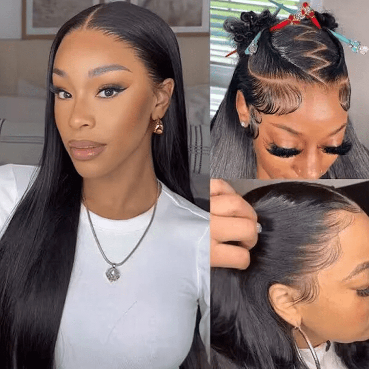 (Bogo Free) Msgem Transparent 13x6 Lace Front Wigs Straight Human Hair Wigs - Msgem Hair