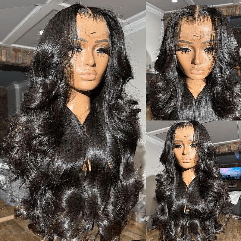 (Bogo Free) Msgem Transparent Lace 13x6 Full Lace Body Wave Human Hair Wigs - Msgem Hair