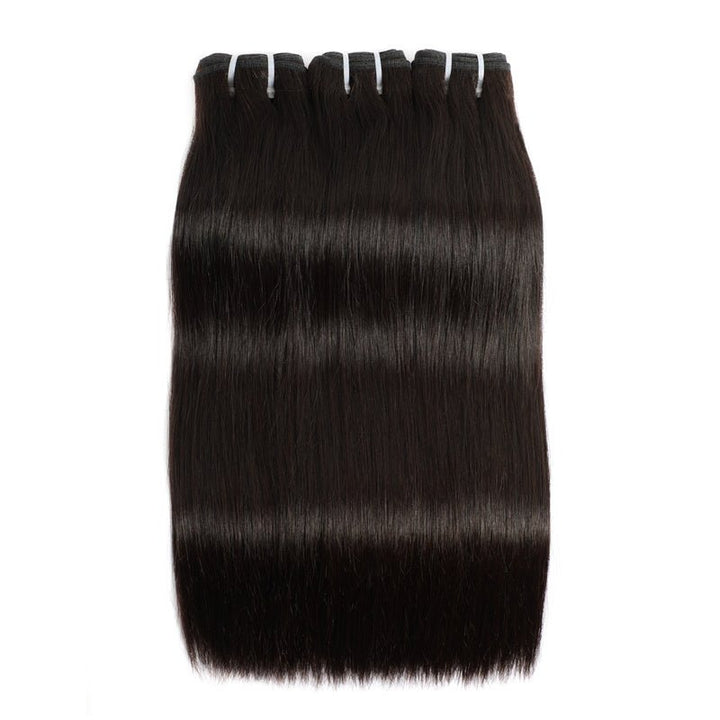 Bone Straight Human Hair 4 Bundles With 13X4 Lace Frontal 100% Remy Human Hair Extension - Msgem Hair