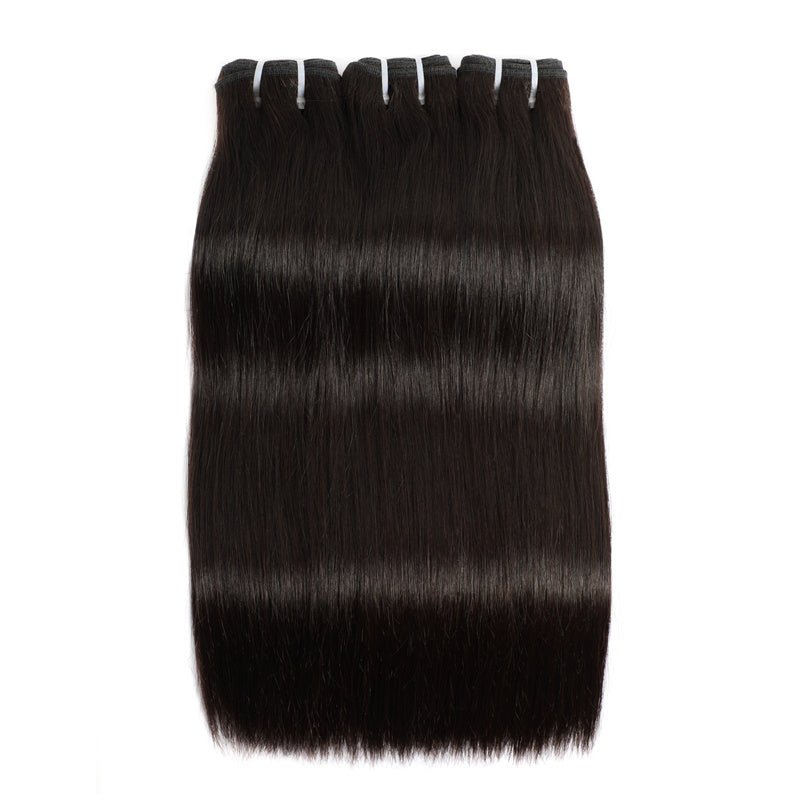 Bone Straight Human Hair 4 Bundles With 13X4 Lace Frontal 100% Remy Human Hair Extension - Msgem Hair