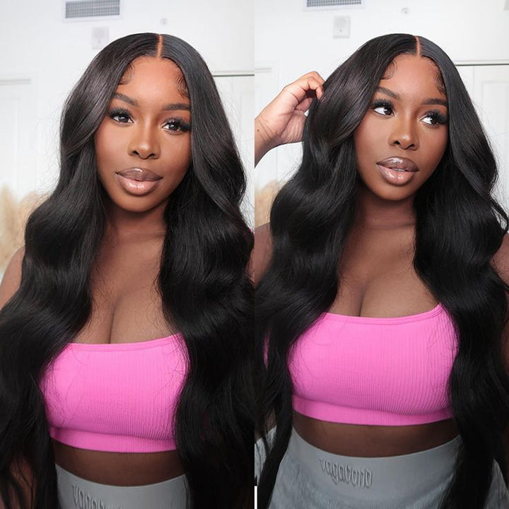 Brazilian Body Wave Hair 3 Bundles With 13x4 Lace Frontal - Msgem Hair