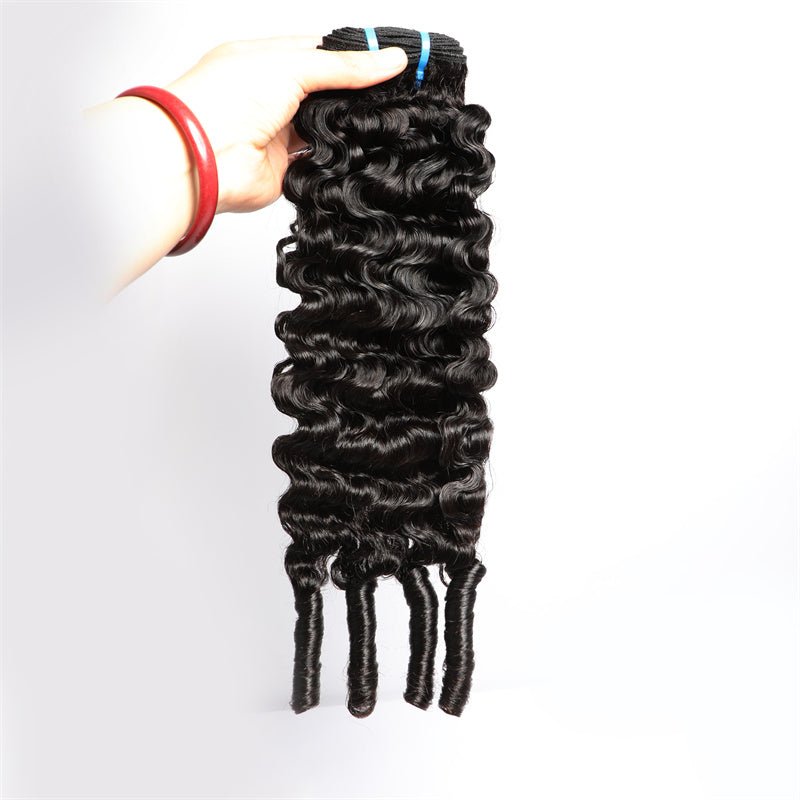 Brazilian Burmese Curly Human Hair 1PC 100% Virgin Hair - Msgem Hair