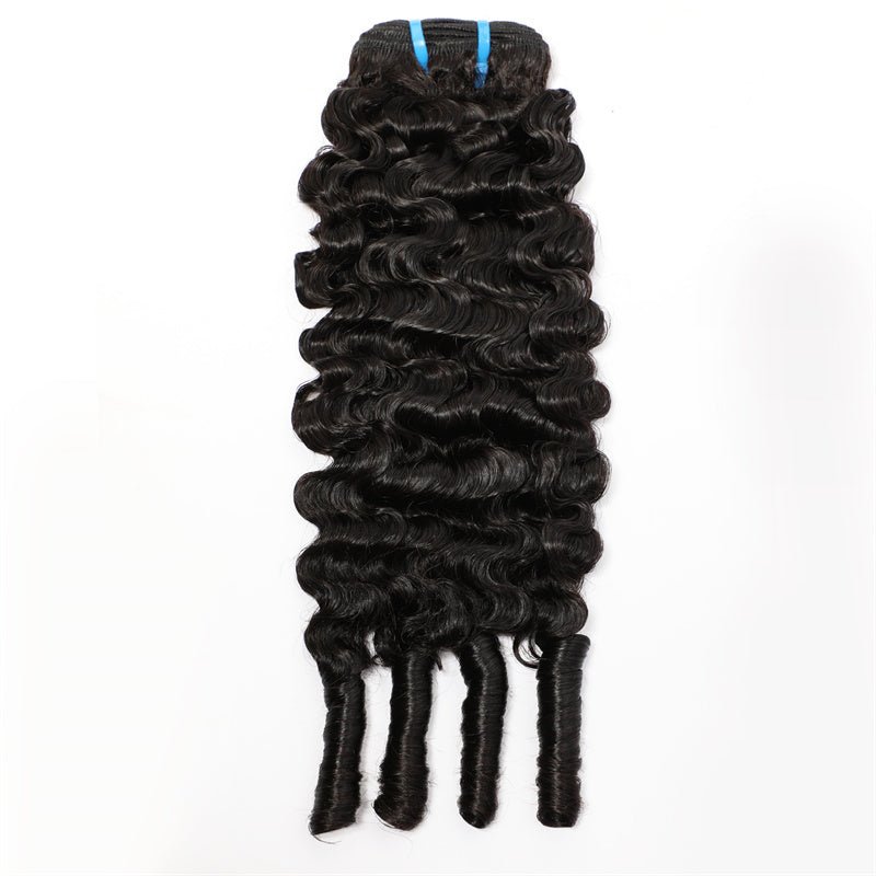 Brazilian Burmese Curly Human Hair 1PC 100% Virgin Hair - Msgem Hair