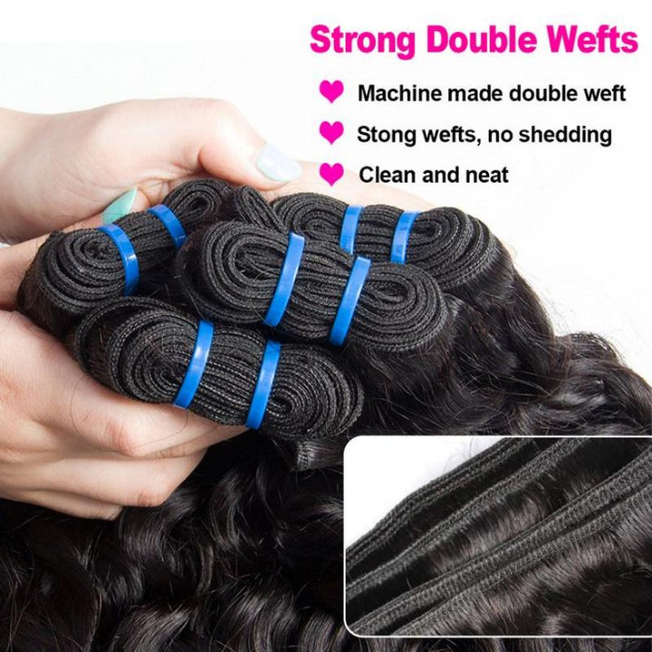 Brazilian Curly Hair Human Hair 4 Bundles Burmese Curls Bundles 100% Virgin Human Hair - Msgem Hair