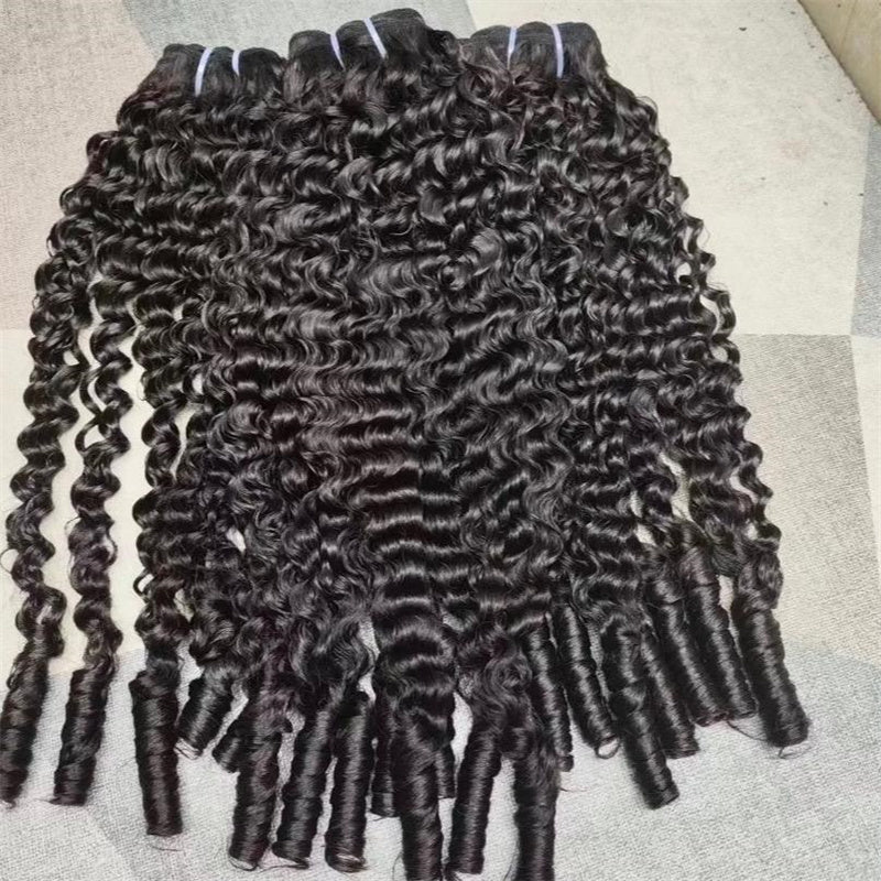 Brazilian Curly Hair Human Hair 4 Bundles Burmese Curls Bundles 100% Virgin Human Hair - Msgem Hair