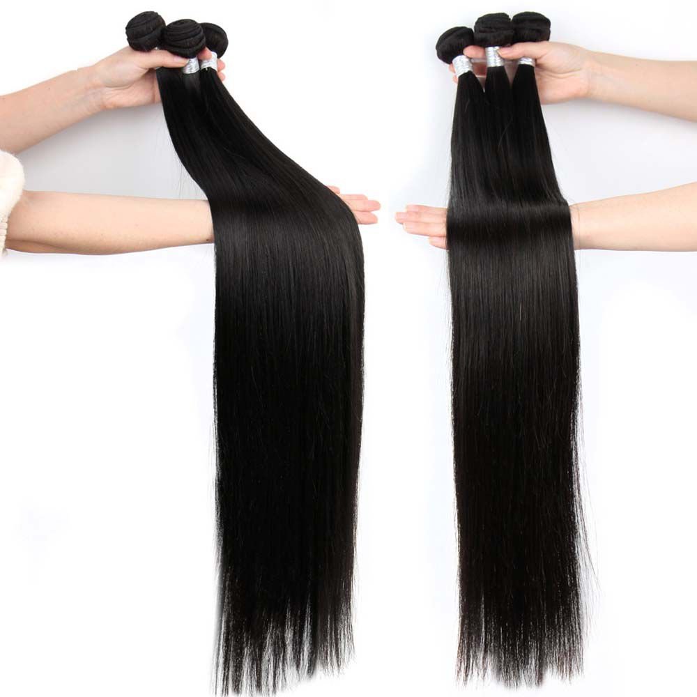 Brazilian Long and Straight Human Hair Weaves Remy Human Hair - Msgem Hair