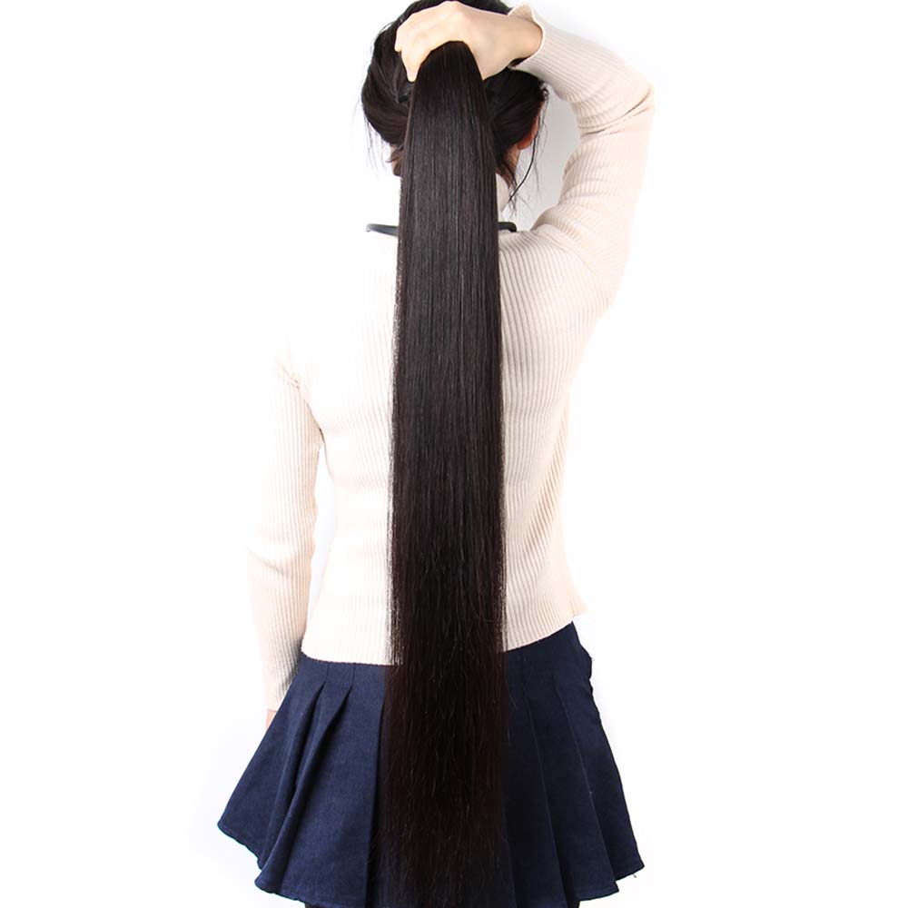 Brazilian Long and Straight Human Hair Weaves Remy Human Hair - Msgem Hair