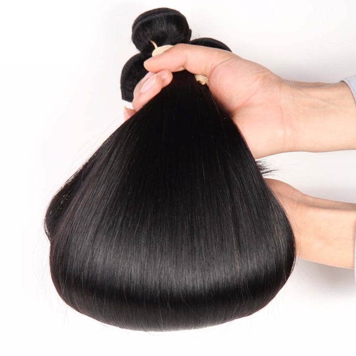 Brazilian Long and Straight Human Hair Weaves Remy Human Hair - Msgem Hair