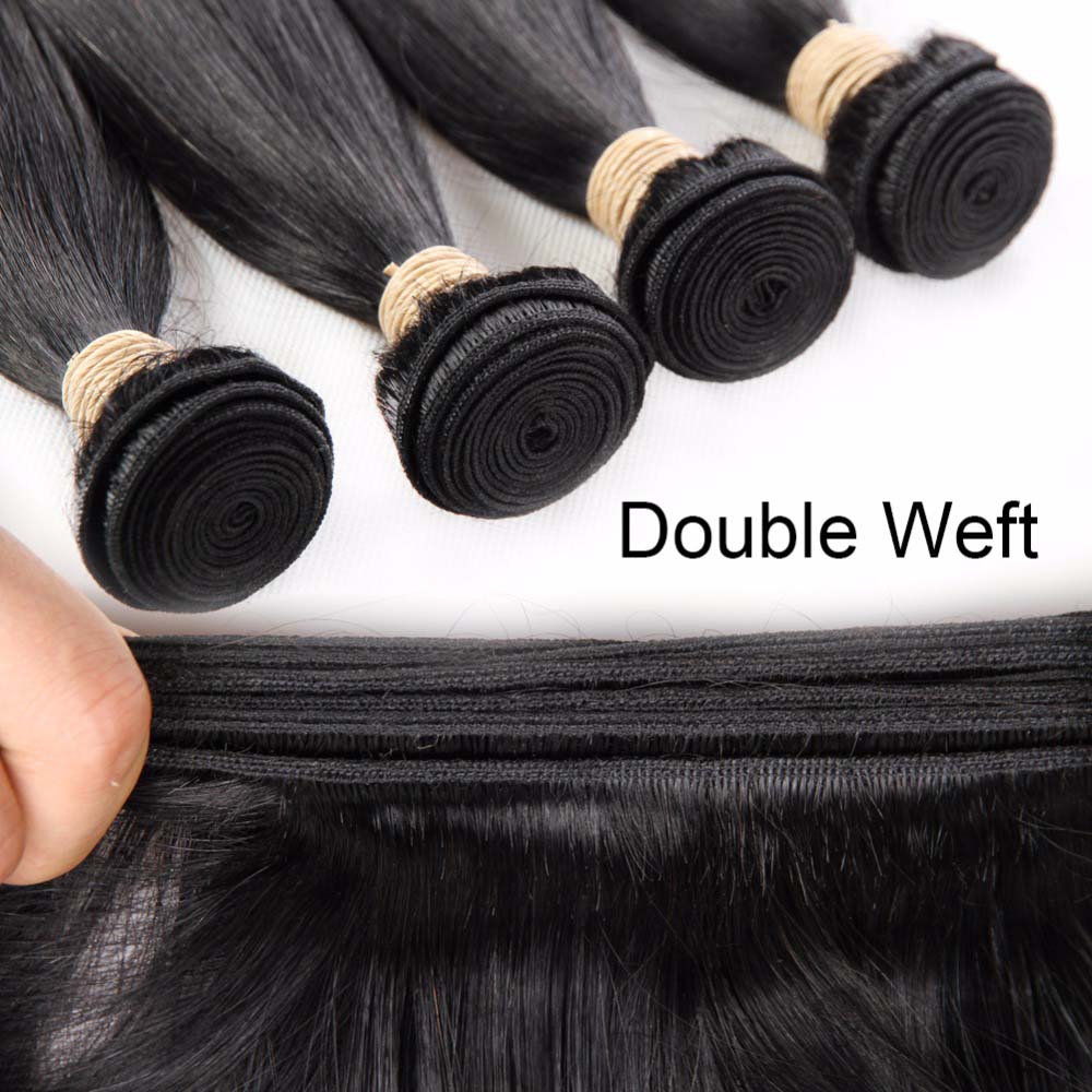 Brazilian Long and Straight Human Hair Weaves Remy Human Hair - Msgem Hair