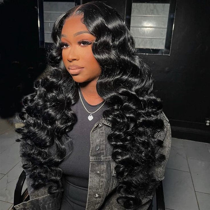 Brazilian Loose Wave 3 Bundles 100% human virgin hair Machine Double Weaving Hair Extension - Msgem Hair