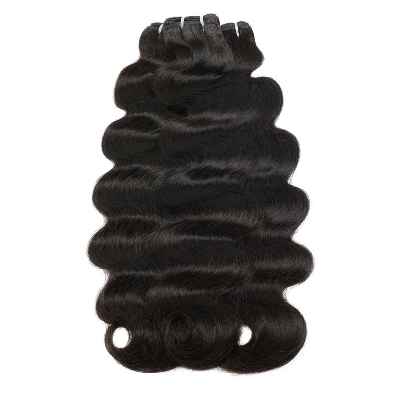 Brazilian Virgin Human Hair Body Wave 4 Bundles With 13x4 Lace Frontal - Msgem Hair