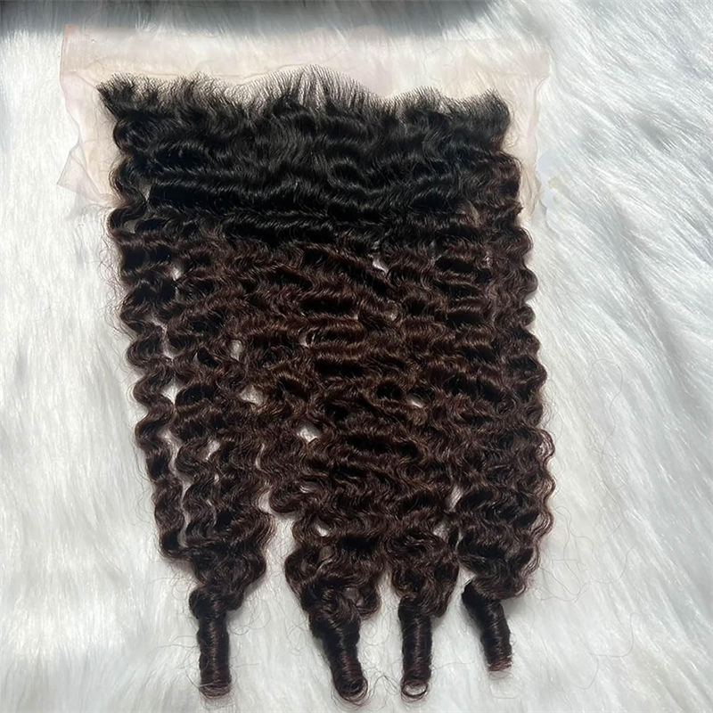 Msgem Burmese Curly 13x6 HD Lace Frontal Virgin Human Hair
