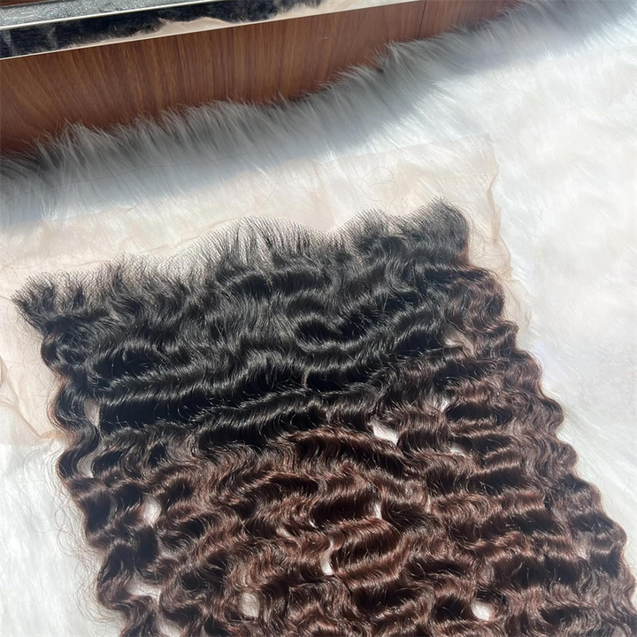 Msgem Burmese Curly 13x6 HD Lace Frontal Virgin Human Hair