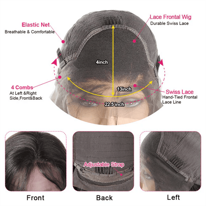 CLEARANCE | Msgem 13x4 Lace Front Wigs Body Wave Deep Wave Human Hair Wigs - Msgem Hair